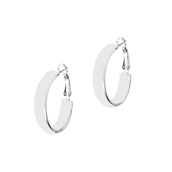 Kolczyki eleganckie półkoła z kolekcji Classic (P2098AG)