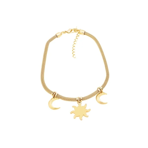 Choker ze słońcem i księżycami (C21/WIO/100AU )