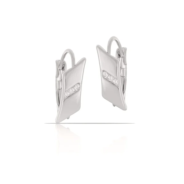 Kolczyki z kryształkami Preciosa z kolekcji Classic (P14383AG)