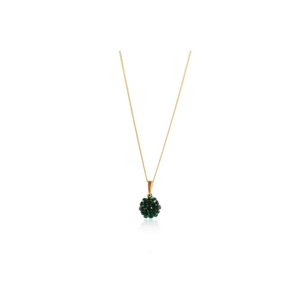 Naszyjnik z kryształkami Preciosa (C8126AU-EMERALD)