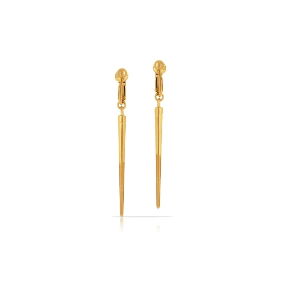 Klipsy sopelki z kolekcji Classic (E7242AU P.MAT)