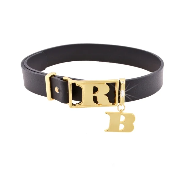 Skórzany choker z kolekcji RB (C22/LAT/53AU)
