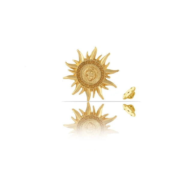 Pin słońce z greckim motywem z kolekcji Olimpia (CP23/ZWE/108AU)