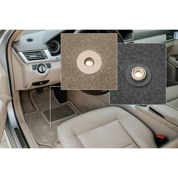 Dywaniki samochodowe przód do: Peugeot 3008 III  PHEV (2024-) beżowe